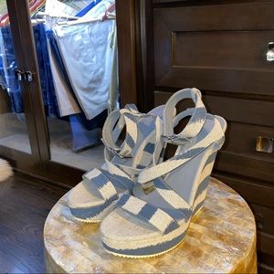 Burberry Platform Sandals, Size 8.5
